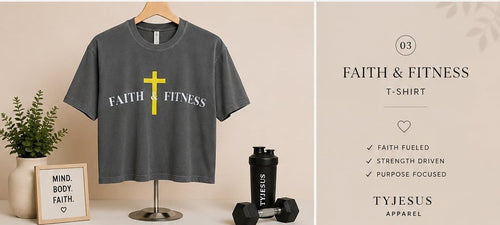 Faith & Fitness Cropped Tee