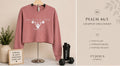 Psalm 46:5 Rose Gold Women's Cropped Fleece Crew